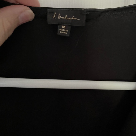 Black Babaton dress with tie waste size medium - Picture 2 of 3